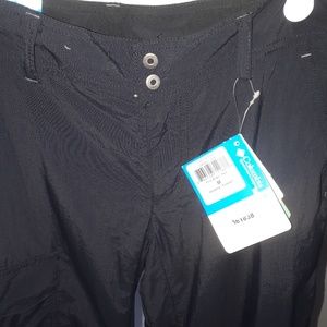 Columbia Black Silver Ridge Pants Sz M